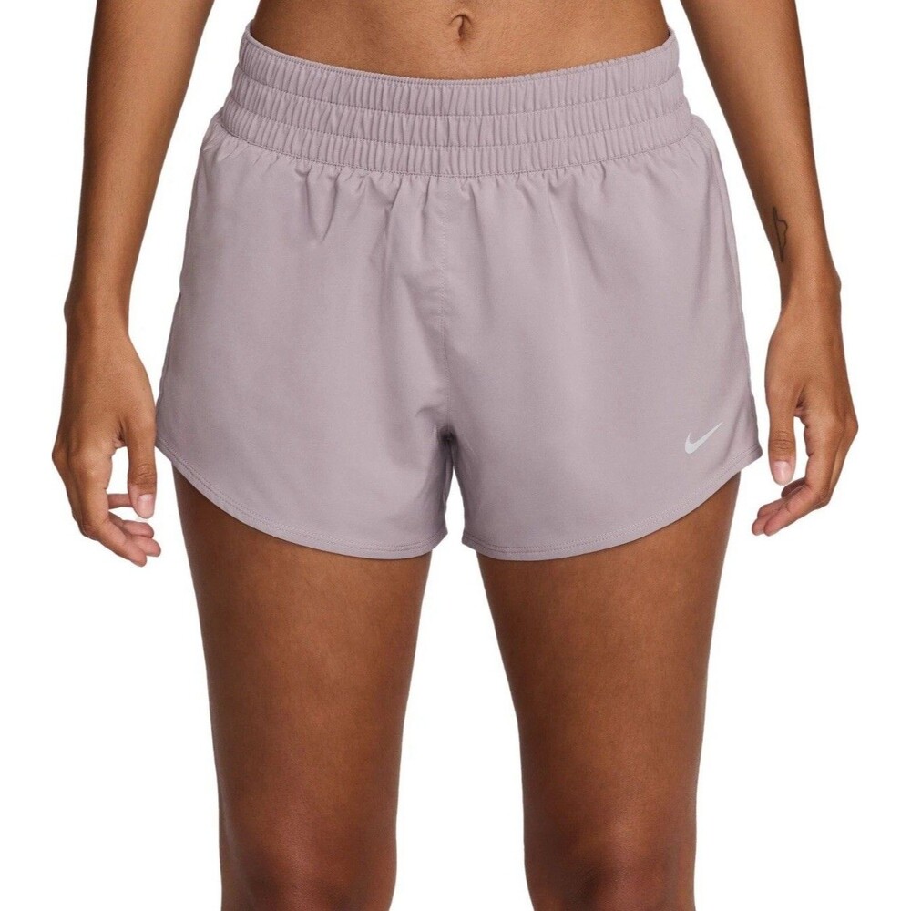 Size Small Nike One Women's Dri-FIT Mid-Rise 3" Brief-Lined Shorts New With Tags